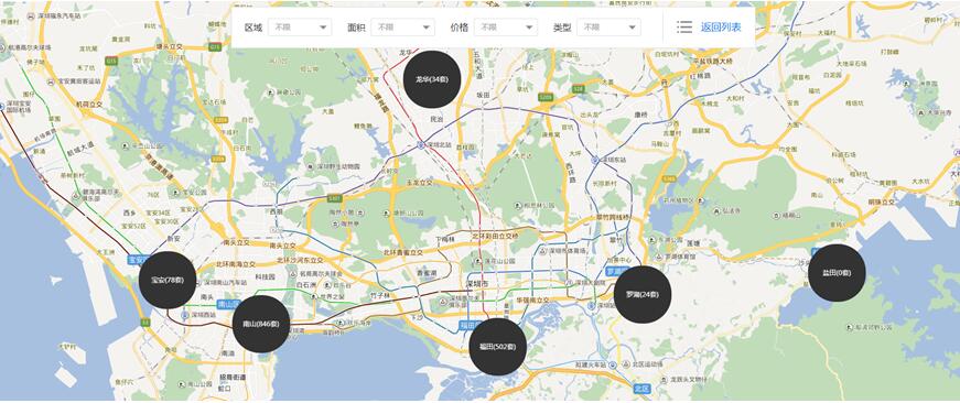 电子商务网站建设方案_百度地图API实现地图找房的主要功能介绍