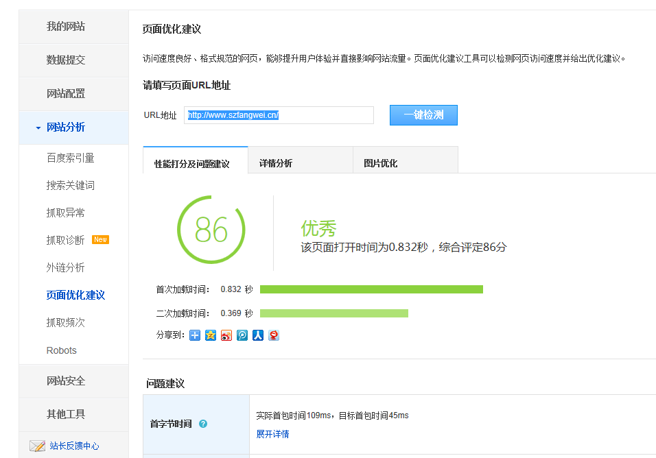 方维网站建设详解站长工具网站页面优化建议
